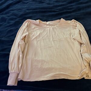 LC Lauren Conrad Light Beige Blouse